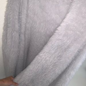 MOVING SALE Free people faux fur cardigan